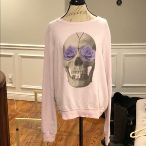 Wildfox Tops - WildFox skull sweatshirt Wildfox Tops - WildFox skull sweatshirt